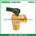 Brass Forged Bolier Drian Valve with Aluminum Handle (IC-1060)